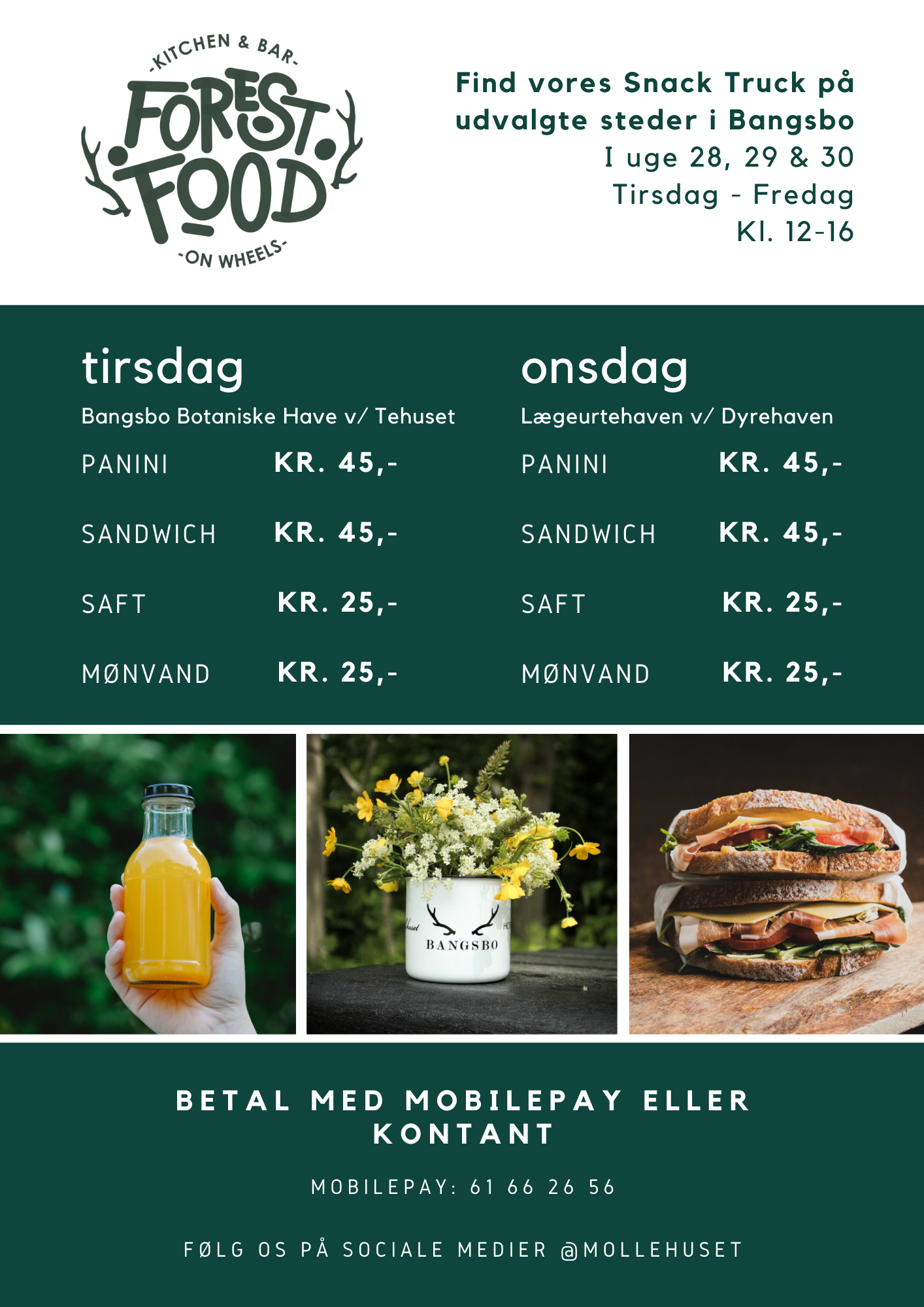 Møllehusets snack truck bangsbo priser tirsdag og onsdag